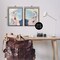 Stupell Industries Spotted Greyhound Dogs 2 pc Framed Floater Canvas Wall Art Set Design by Melissa Wang